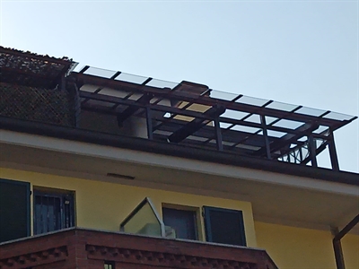 copertura in policarbonato